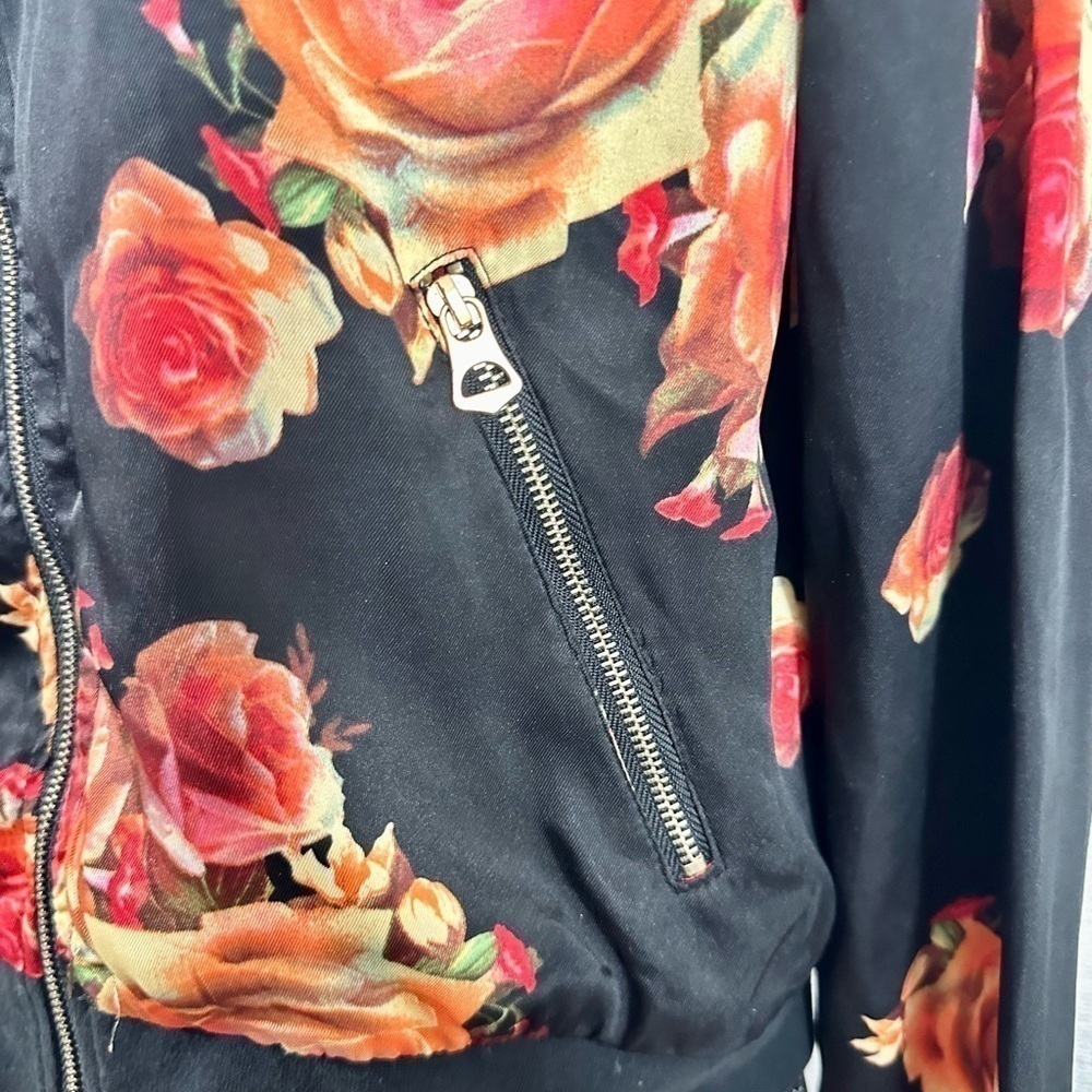 Indero floral black bomber size M - Picture 4 of 10